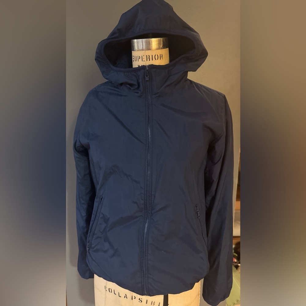 Navy Hooded Jacket